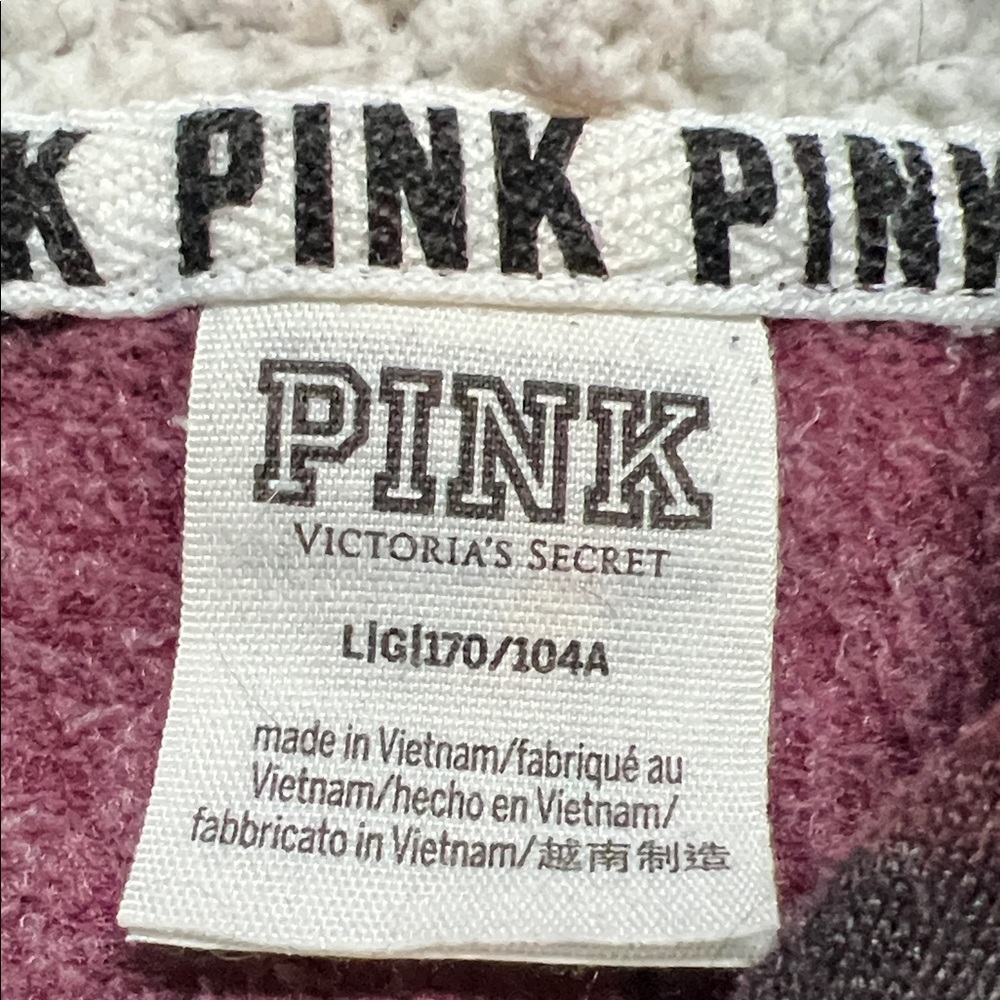 PINK Victoria's Secret Sequin Logo Camouflage Hoodie - Picture 5 of 5
